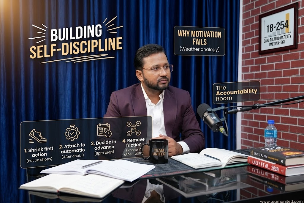 How to Build Self-Discipline When Motivation Runs Out
